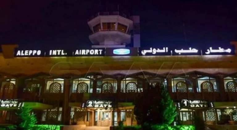غارة “اسرائيلية” على مطار حلب الدولي