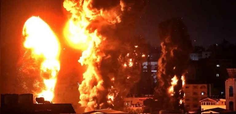 بالفيديو والصور ـ “إسرائيل”: دمّرنا العديد من “الأهداف” في غزّة