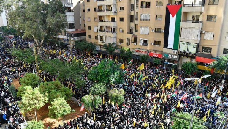 بالفيديو والصور.. انطلاق المظاهرة من الضاحية الجنوبية تضامناً مع الشعب الفلسطيني