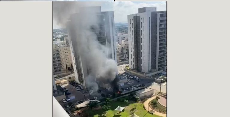 بالفيديو.. “نتيفوت” تحترق!