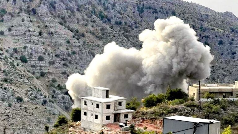 بالفيديو.. العدو يستهدف مناطق عدة جنوب لبنان