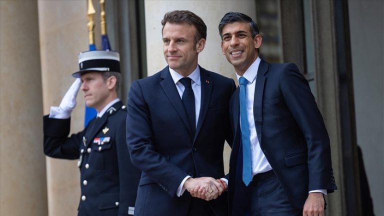 ماكرون وسوناك يؤكدان أهمية إيصال الدعم الإنساني إلى غزة