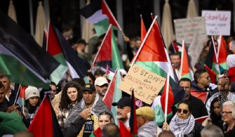 مظاهرات في عدة مدن سويسرية دعماً لغزة