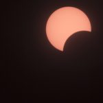 A rare annular eclipse dims the sky, as the sun and moon align for “ring of fire” spectacle over the southwestern town of Kanarraville