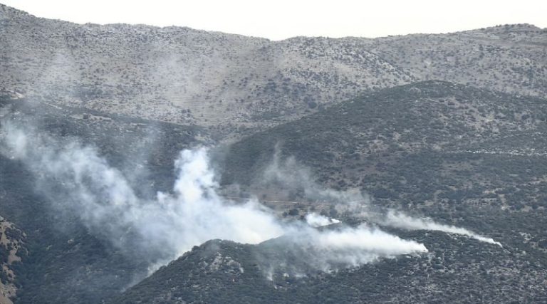 بالصورة.. استهداف بلدة بليدا