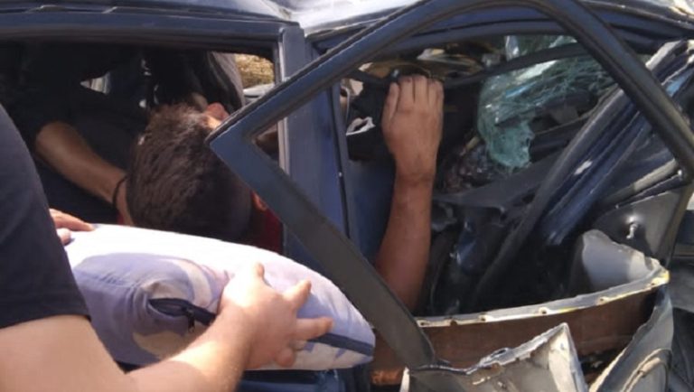 جريحان بحادث سير على اوتوستراد القاسمية – صور