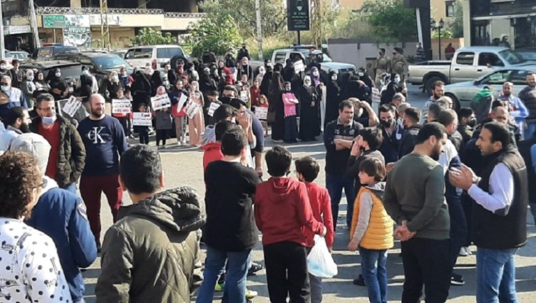 اعتصام للمطالبة بإطلاق سراح موقوفي أحداث عبرا