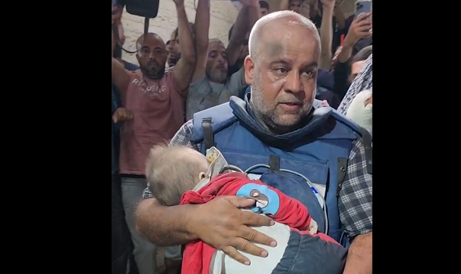 بالفيديو… مجزرة بحق عائلة الصحفي وائل الدحدوح في غزة