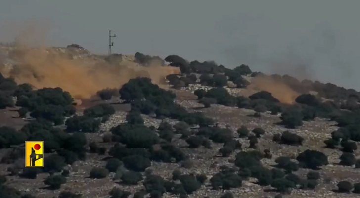 بالفيديو.. إستهداف دبابة ميركافا بمحيط ثكنة أفيفيم