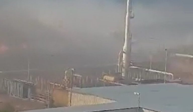 بالفيديو.. حريق في الزهراني