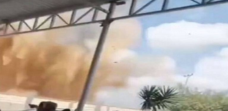 بالفيديو.. لحظة قصف الاحتلال معبر رفح