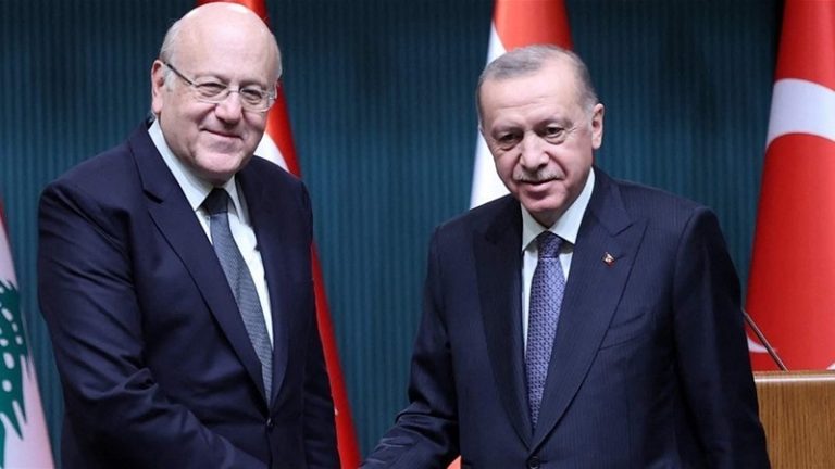 ميقاتي يؤكد لإردوغان تضامنه مع تركيا