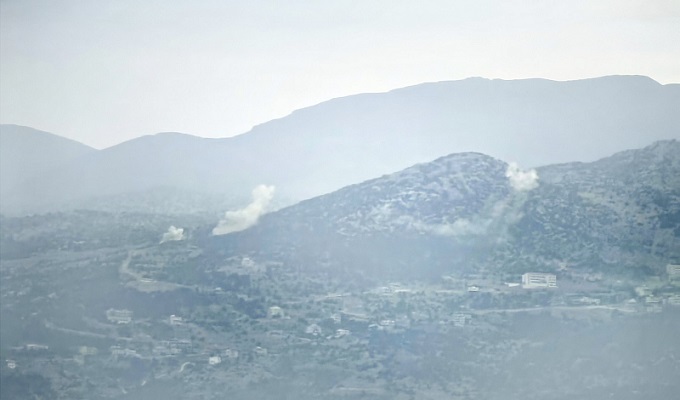 بالفيديو.. تبادل لإطلاق القذائف على الحدود الجنوبية للبنان