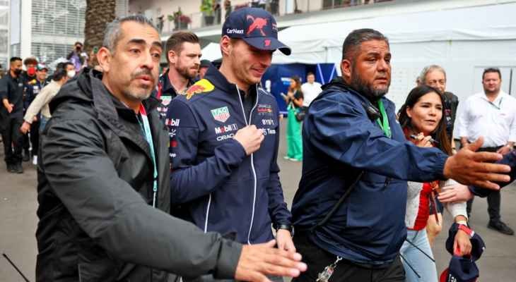 حارس شخصي لفرستابن في سباق المكسيك