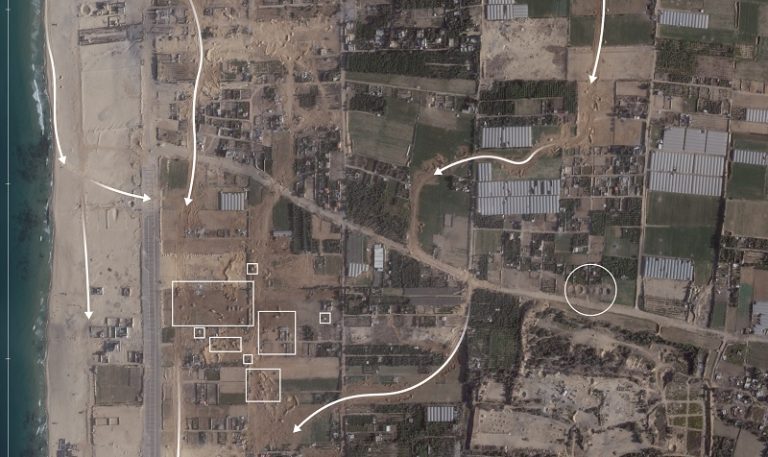 بالصور.. الأقمار الصناعية تلتقط حجم الأضرار الذي أحدثه “التوغل البري” في غزة