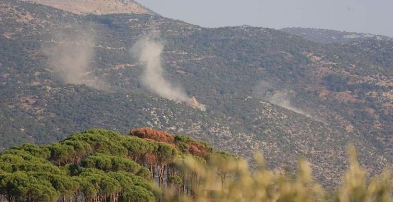 قصف مدفعي لجيش العدو على أطراف علما الشعب والضهيرة