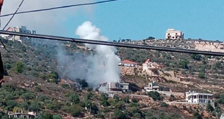 قصف “إسرائيلي” على تلال بلدة مركبا