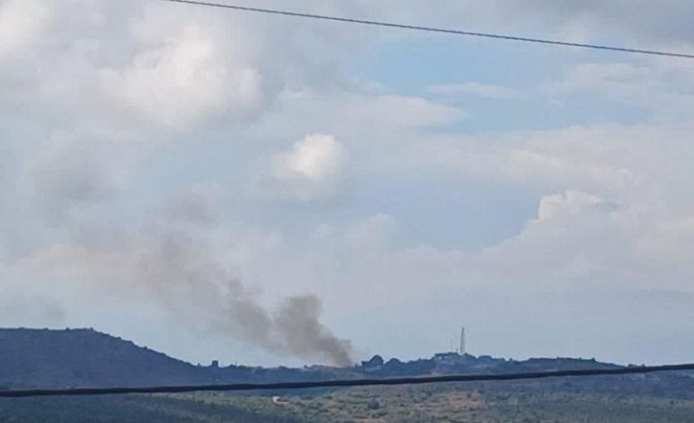 استهداف بلدة عيترون و”خلة العجوز”