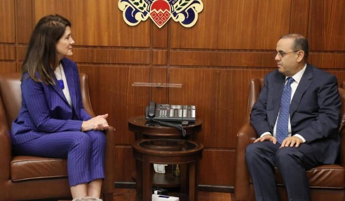 البيسري إلتقى السفيرة الأميركية