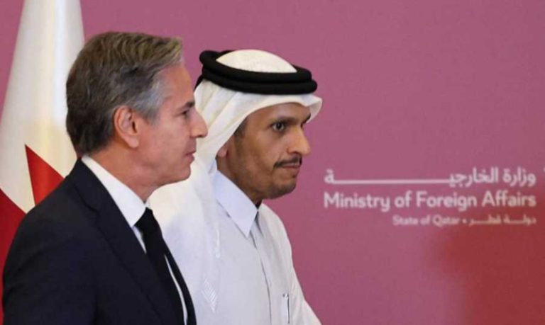 بلينكن يتصل برئيس الوزراء القطري.. وهذا ما تم بحثه