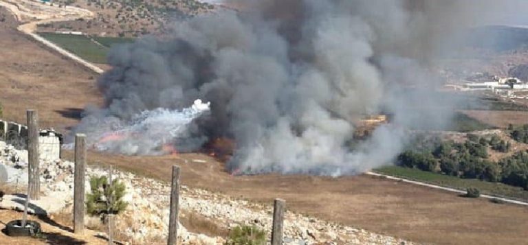 بالصورة.. استهداف آلية “إسرائيلية” بصاروخ “كورنيت”