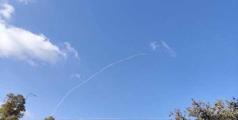 صاروخ على قطاع غزة؟