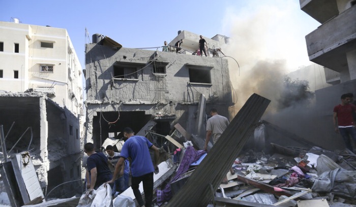 بن زايد بحث مع كيشيدا وغوتيريش أوضاع غزة