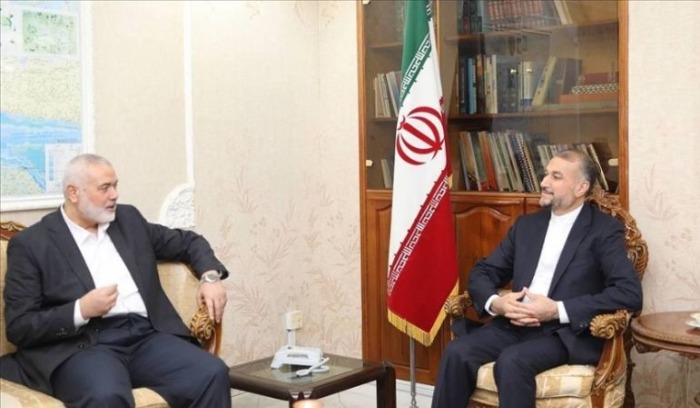 هنية يتلقى إتصالاً من عبد اللهيان