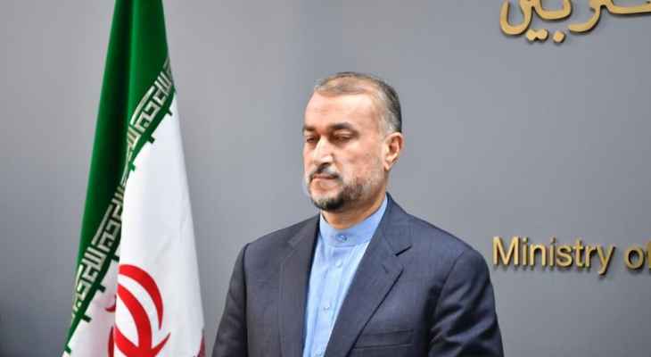 عبد اللهيان: لا علاقة لنا بعملية “طوفان الأقصى”