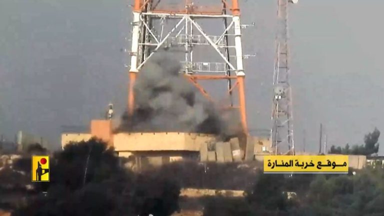 بالفيديو.. مشاهد إستهداف موقعي “خربة المنارة” و”ثكنة برانيت”