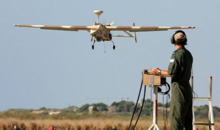 تحليق لطائرة إستطلاع فوق قرى الجنوب الحدودية