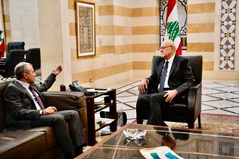 ميقاتي يلتقي باسيل