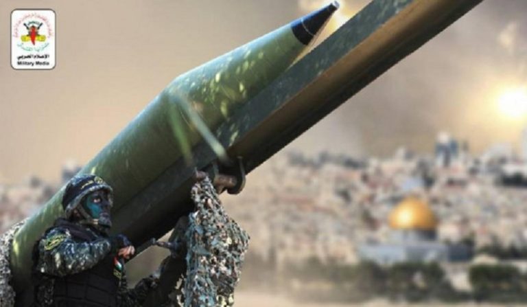 بالفيديو| “سرايا القدس” تطلق صاروخ بدر 3 المطور