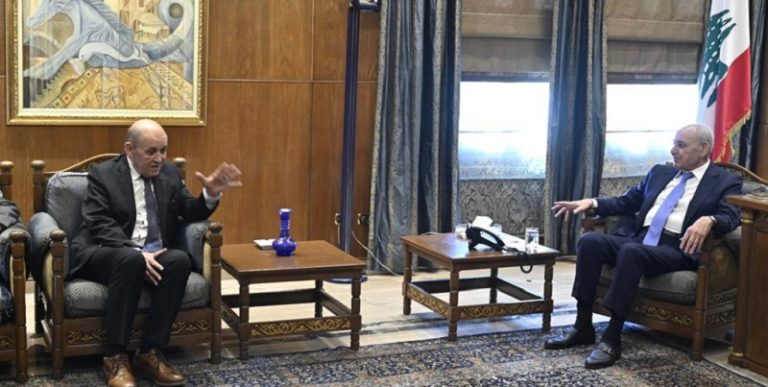 بري يلتقي لودريان