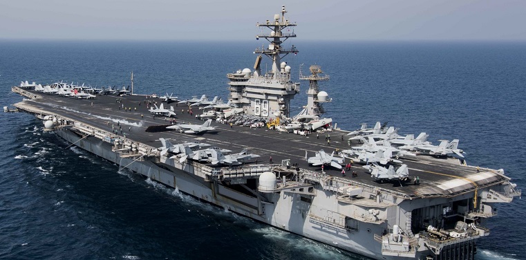 حرس الثورة: حذرنا حاملة الطائرات الأميركية في الخليج.. وامتثلت لأوامرنا