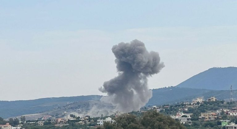 بالفيديو.. غارات جوية على عدة قرى جنوبية