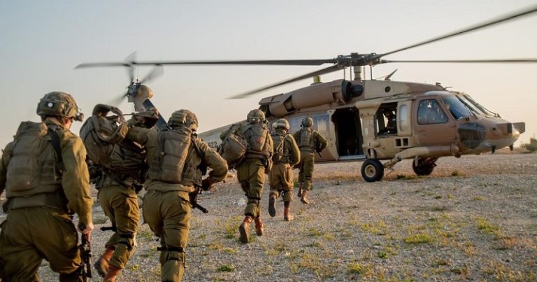 بالفيديو ـ العدو ينقل إصاباته بالطوافات