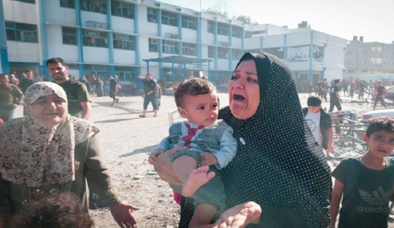 مجزرة بمدرسة الفاخورة للنازحين في غزة