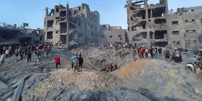 إدانات عربية ومسيرات غاضبة تنديداً بمجزرة الاحتلال في جباليا