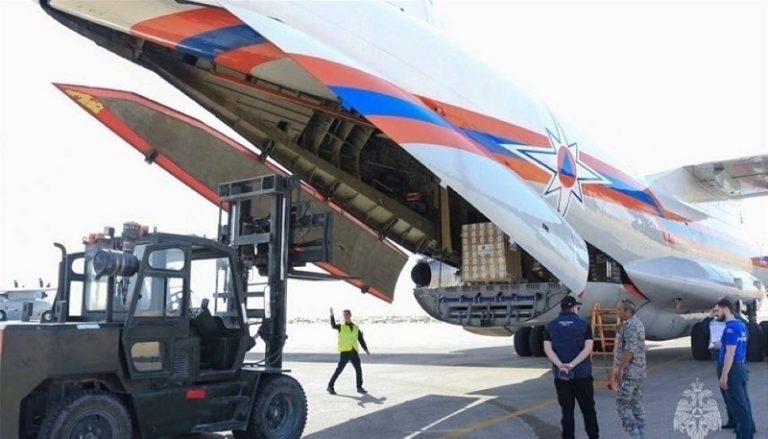 دفعة جديدة من المساعدات الروسية لسكان غزة