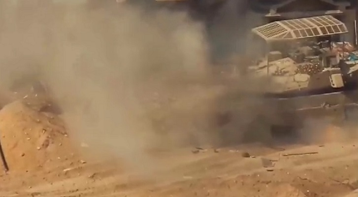 بالفيديو.. “القسام” تتصدى لآليات الاحتلال في غزة