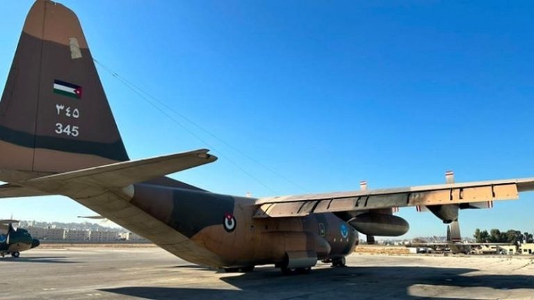 3 طائرات محملة بالمساعدات الطبية من الأردن إلى غزة