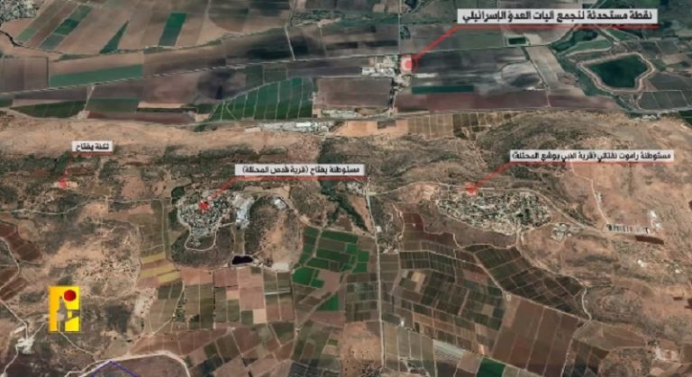 بالفيديو.. المقاومة تستهدف “يفتاح قديش” و”راموت نفتالي” بالمسيرات