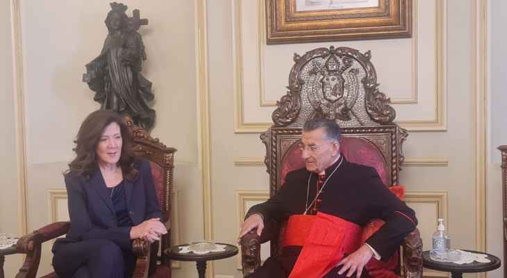 الراعي يلتقي السفيرة الأميركية