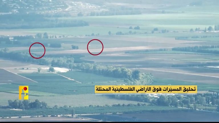 بالفيديو.. مشاهد استهداف مركز تجمع لجنود الاحتلال غرب كريات شمونة