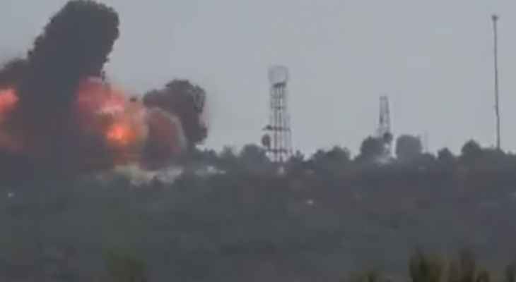 بالفيديو.. دمار هائل في موقع “جل العلام” للإحتلال الإسرائيلي