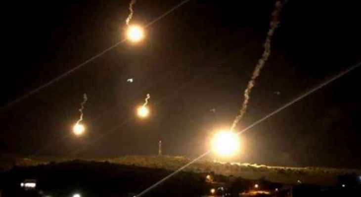 قنابل مضيئة فوق الجبين والضهيرة