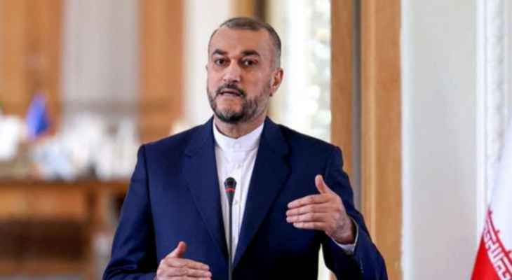 عبد اللهيان: إيران غير متورطة بهجوم المسيّرة في البحر الأحمر