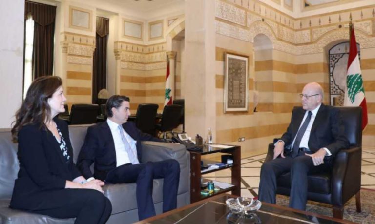 هوكشتاين من السراي الحكومي: لبنان و”إسرائيل” لا يرغبان في التصعيد