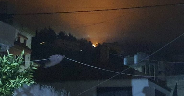 قنابل مضيئة في أجواء بلدتي ⁧العديسة⁩ وبليدا